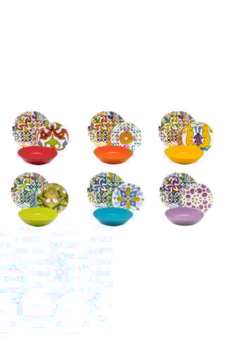 Vajilla de porcelana Lisbona - 18 piezas