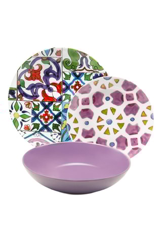 Vajilla de porcelana Lisbona - 18 piezas