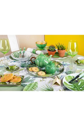 Vajilla de porcelana Foliage  -  18 piezas