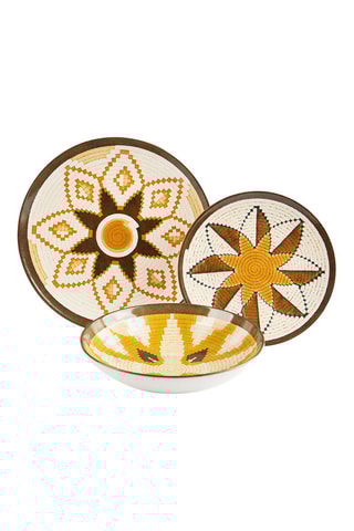 Vajilla de cerámica Dakar - 12 piezas