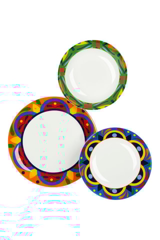 Vajilla de porcelana Cancun - 12 piezas