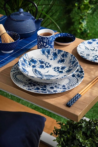 Vajilla de cerámica Zen - 18 piezas