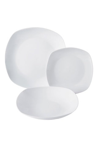 Vajilla de porcelana Square -  18 piezas