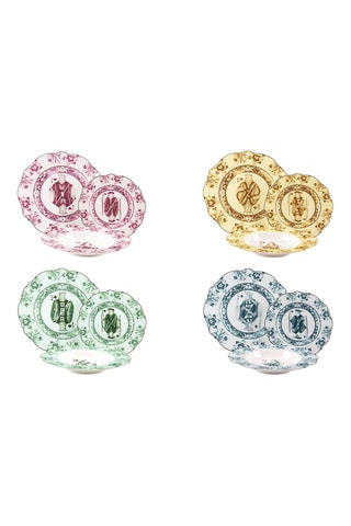 Juego de porcelana New Bone China Bari - 12 piezas