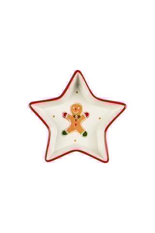 Plato de cerámica Ginger Stella - 17,5 x 17,5 x 4 cm
