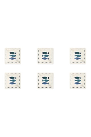 6 cuencos de cerámica - 13 cm