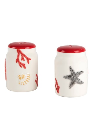 Salero y pimentero de cerámica Pepe