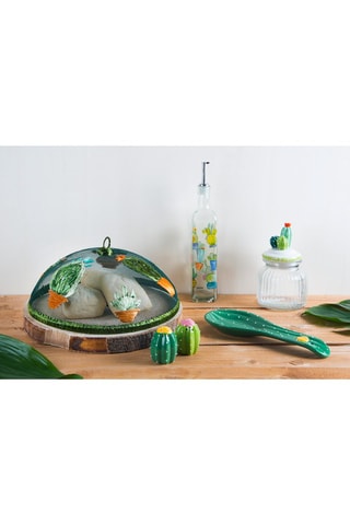 Salero y pimentero de cerámica Cactus