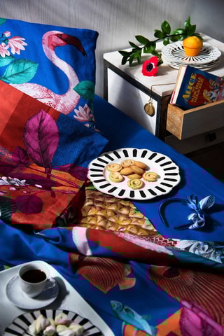 6 tazas de café de porcelana Elisa Rococo - 9 cl