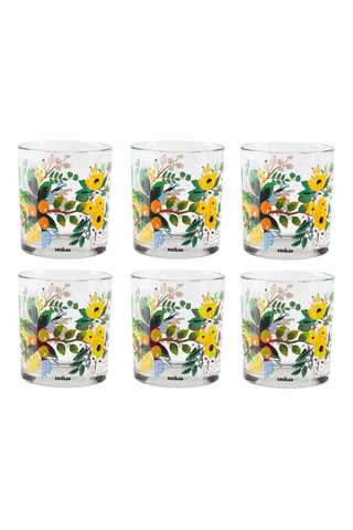 6 vasos Fiori Frida - 25 cl