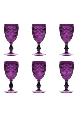 6 copas de vino Diamond - 39 cl
