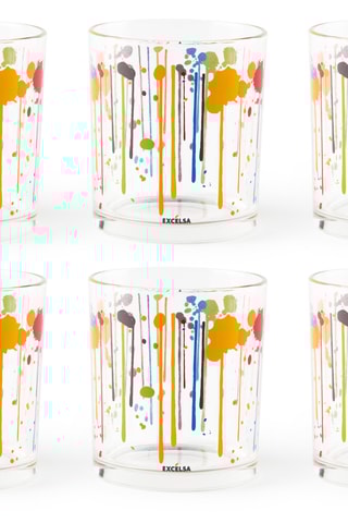 6 vasos Dripping - 25 cl