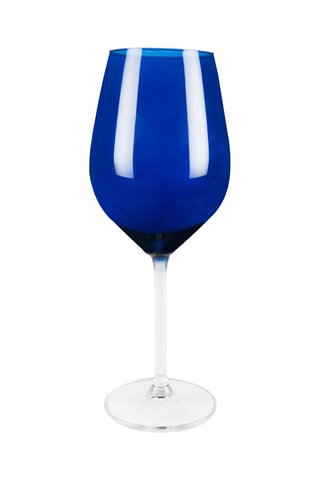 6 copas de vino de vidrio soplado Cobalo - 50 cl