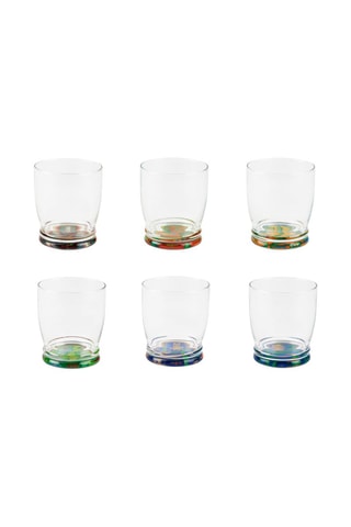 6 vasos de vidrio soplado Gipsy Soul - 34 cl