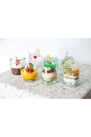 6 vasos de vidrio soplado Torino  -  31,5 cl