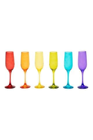 6 copas de champán - 25 cl