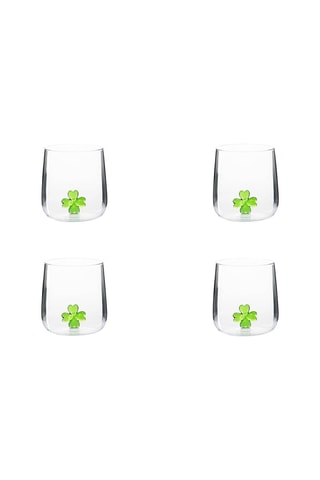 4 vasos de vidrio de borosilicato Inside Cuore - 45 cl