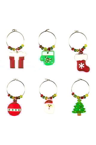 6 marcadores para copas - 4 x 2,5 cm