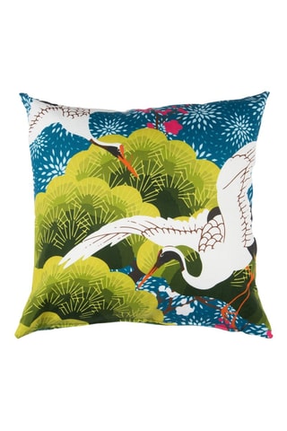 Cojín - Azul y verde - 45 x 45 cm