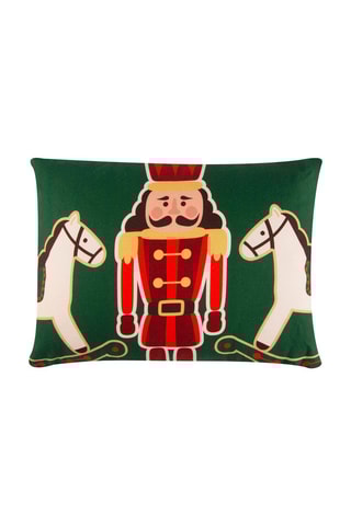 Cojín Vintage Christmas - Verde y rojo - 40 x 50 cm