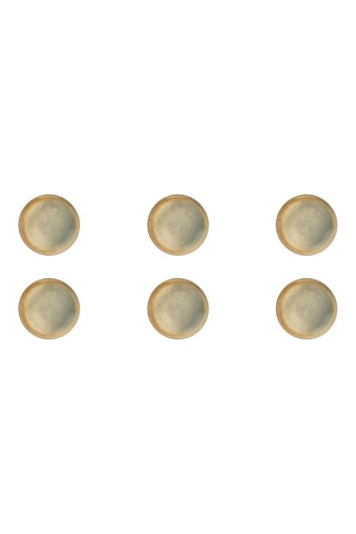 6 platos hondos de cerámica Demetra - 18 cm