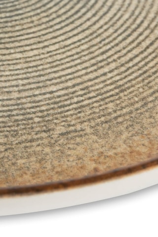 6 platos hondos de cerámica Demetra - 18 cm