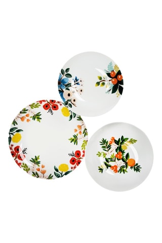 Vajilla de porcelana Naif Frida - 18 piezas