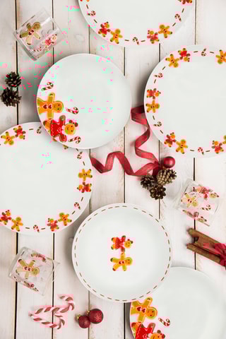 Vajilla de porcelana Ginger Boy&Girl - 18 piezas