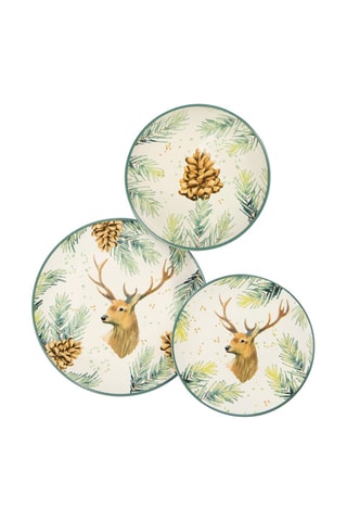 Vajilla de cerámica Nordic - 12 piezas