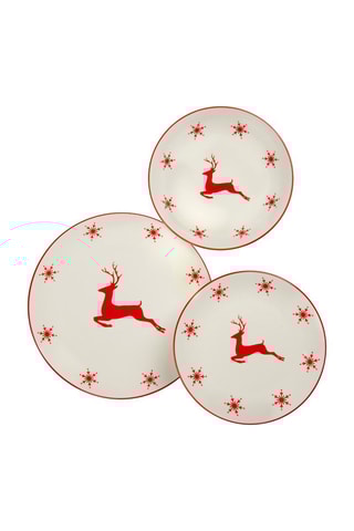 Vajilla de porcelana Nordic Chris - 18 piezas