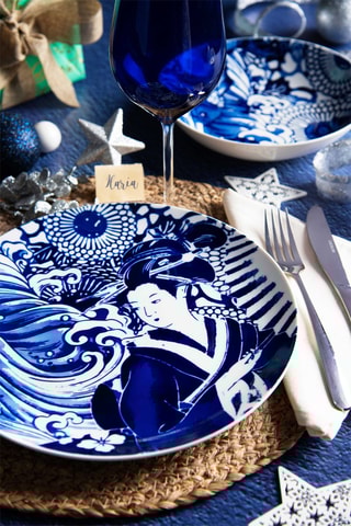 Vajilla de porcelana Kon - 18 piezas