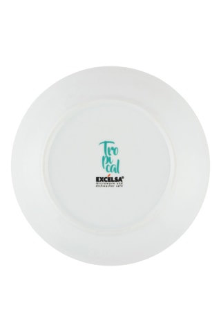 Vajilla de porcelana Tropical - 18 piezas