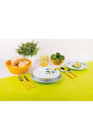 Vajilla de porcelana Lemon -  18 piezas