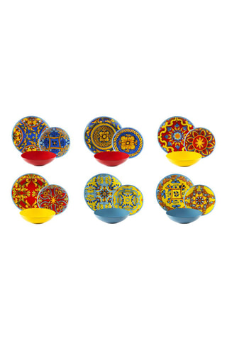 Vajilla de porcelana Trinacria  - 18 piezas