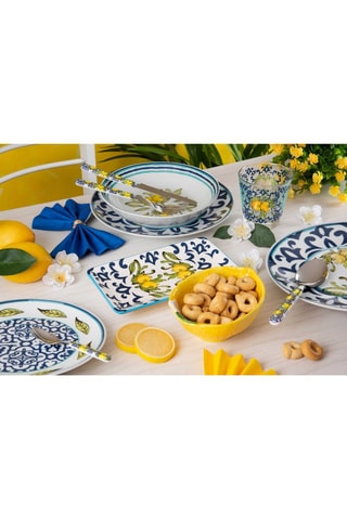 Vajilla de porcelana Amalfi - 18 piezas