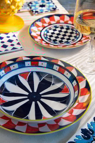 Vajilla de porcelana - 18 piezas