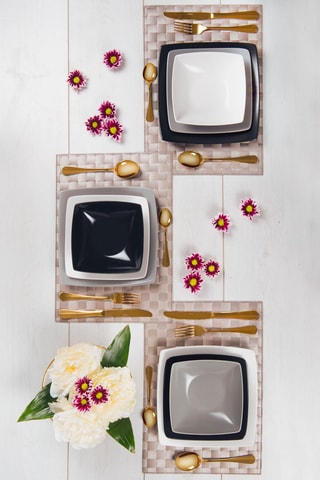 Vajilla de cerámica Eclipse  - 18 artículos