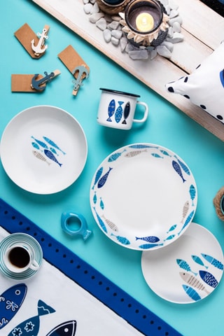 Vajilla de porcelana North Sea   -  18 piezas