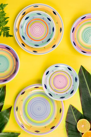 Service en céramique Esprit - 18 pièces