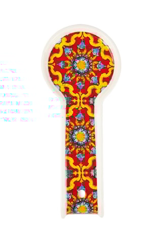 Portacucharas de cerámica Trinacria