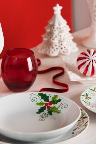 Árbol de Navidad de cerámica - 12,5 x 15,5 cm