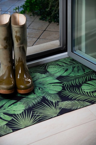 Alfombra Foliage - Multicolor - 80 x 52 cm