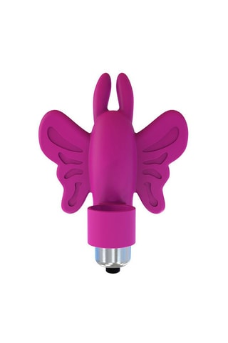 Dedo vibrador mariposa - Violeta - 10 cm