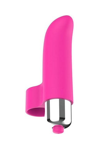 Funda para dedo vibrador - Rosa - 8,5 cm