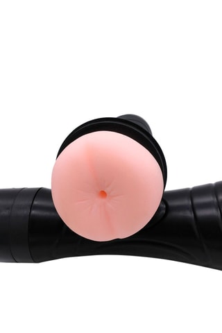 Masturbador vibrador - Negro - 16 cm