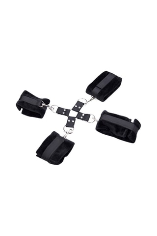 Esposas de manos y pies - Negro