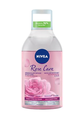 3 desmaquillantes bifásicos micelares Rose Care - 3 x 400 ml