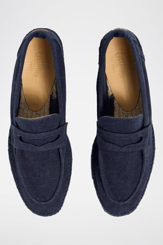 Espadrillas in cotone bio Nacho - Navy 
