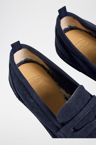 Espadrillas in cotone bio Nacho - Navy 