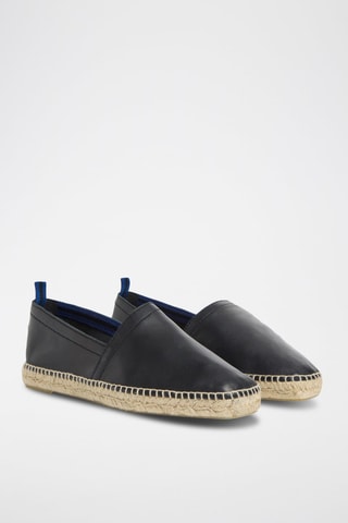 Espadrillas in pelle Pablo - Nero 